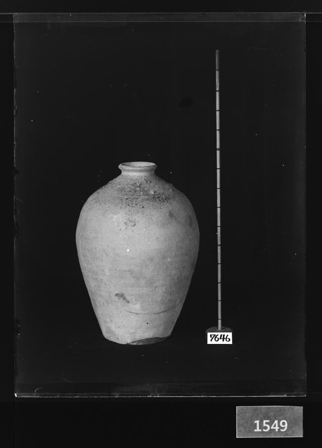 도기매병 유리건판