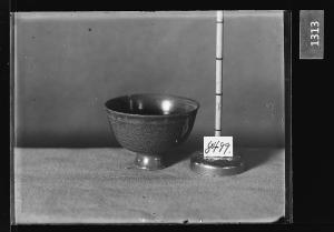 청자잔 유리건판