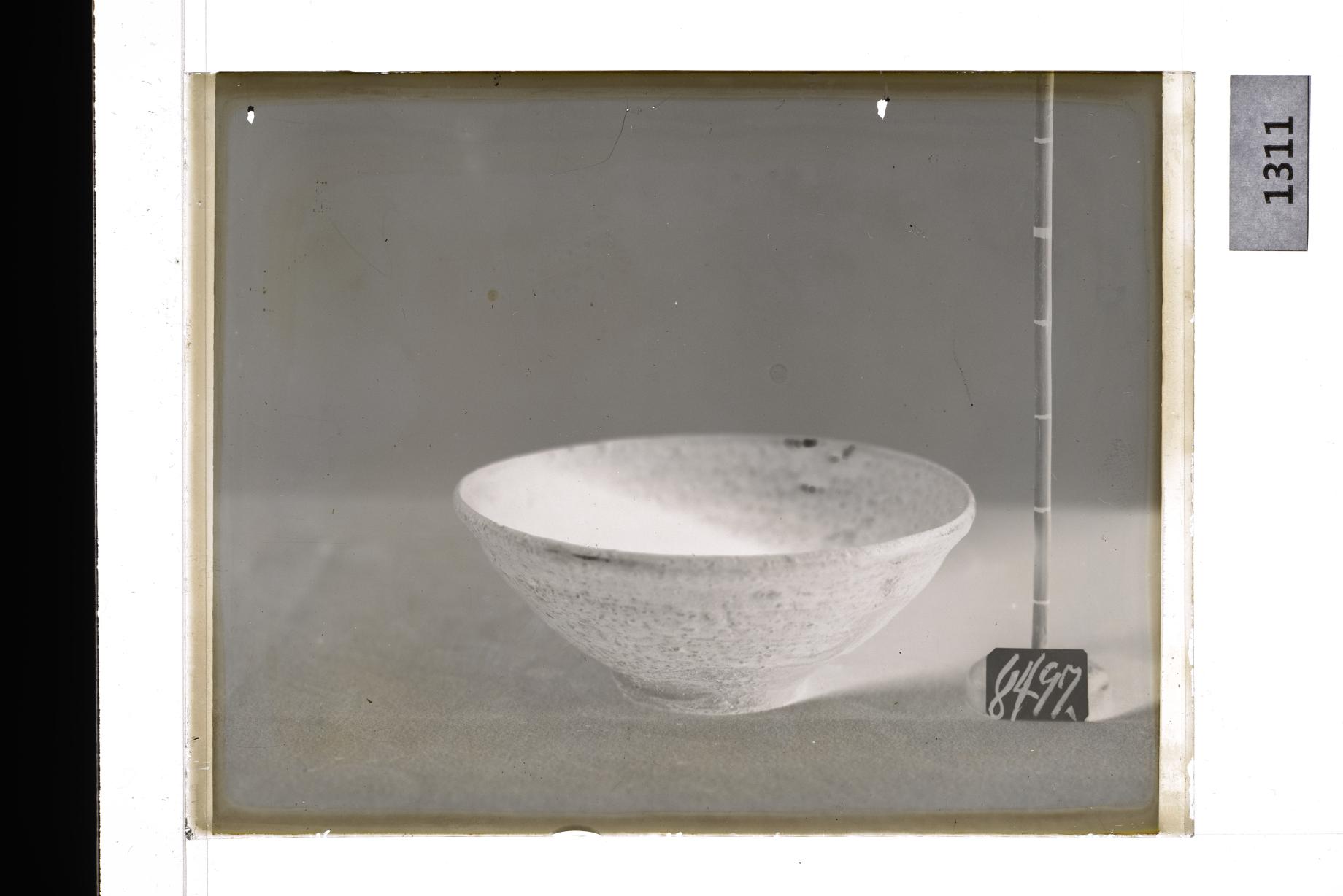 청자완 유리건판