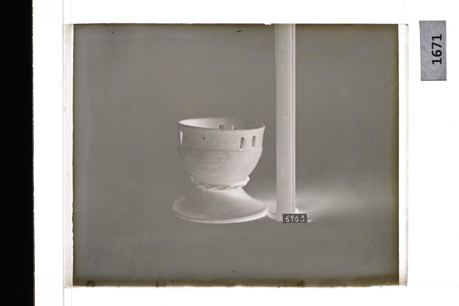 토기고배 유리건판