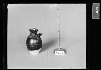 흑유주자 유리건판