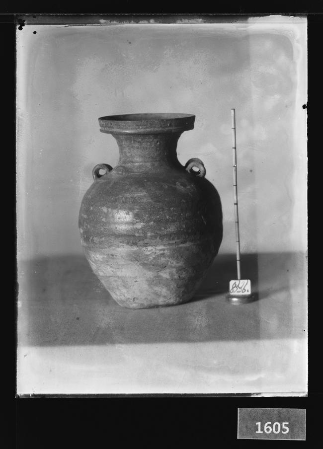 청자반구병 유리건판