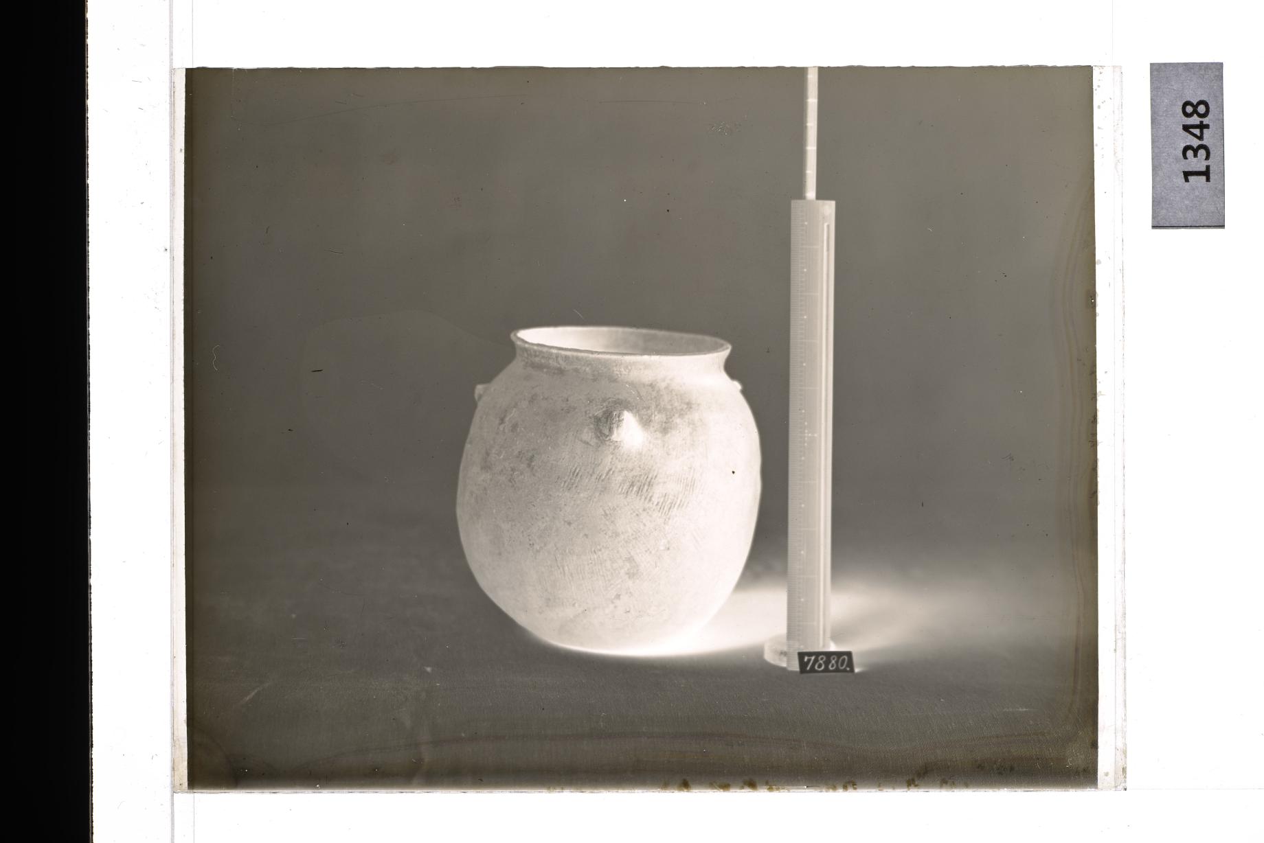 토기사이부단경호 유리건판