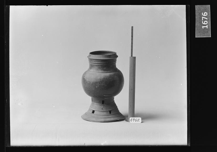 토기대부장경호 유리건판